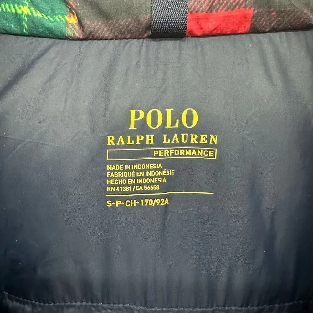 Polo Ralph Lauren Men’s Unisex Ripstop Patchwork Aztec Goose Down Zip Jacket